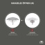 Зонт автоматический Doppler 746157 Modern Art Magic Mini купол 97 см 74615729 Rhapsody - фото №4