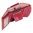 Женский маленький кошелек с бабочками Wanlima 0940016А2 из натуральной кожи с рамочным замком 0940016А2 Красный Красный - фото №2