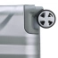 Алюминиевый чемодан на защелках Roncato 418352 Uno AL Spinner M 68 см 418352-25 25 Silver - фото №10